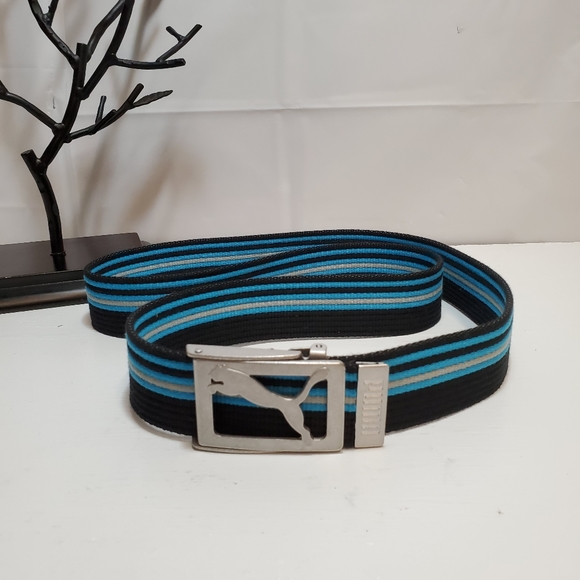 puma canvas belt